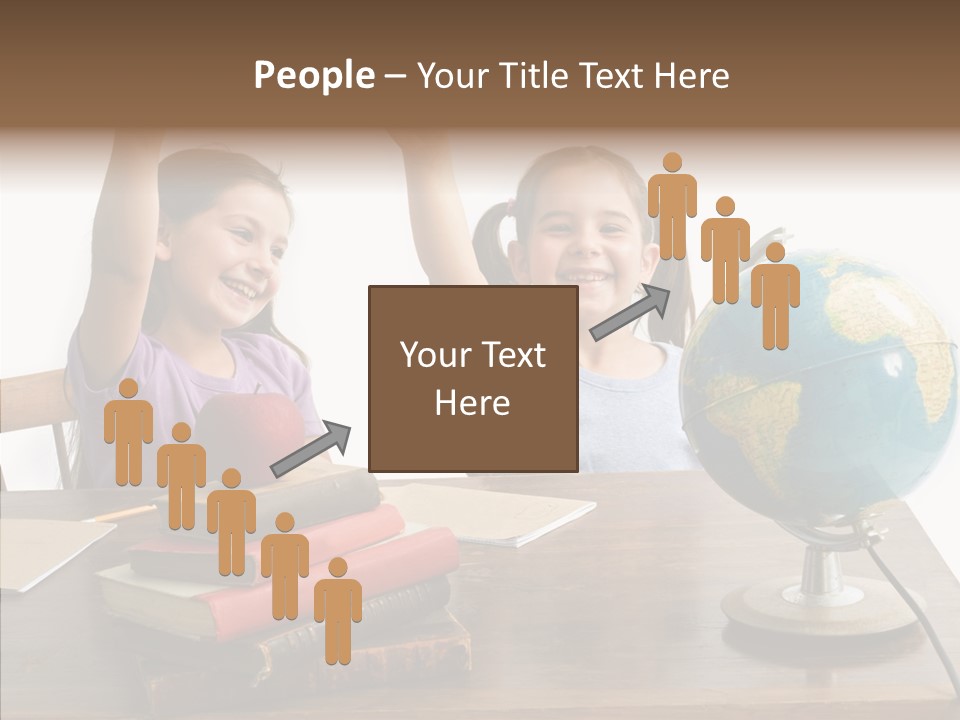 Table Portrait Retro PowerPoint Template