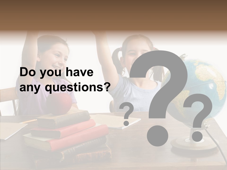 Table Portrait Retro PowerPoint Template