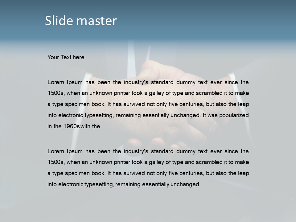 Humor Group Table PowerPoint Template