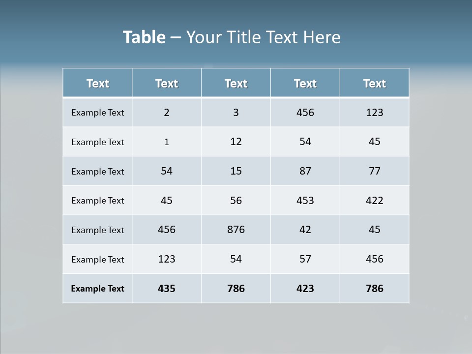 Humor Group Table PowerPoint Template