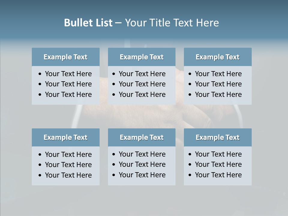 Humor Group Table PowerPoint Template