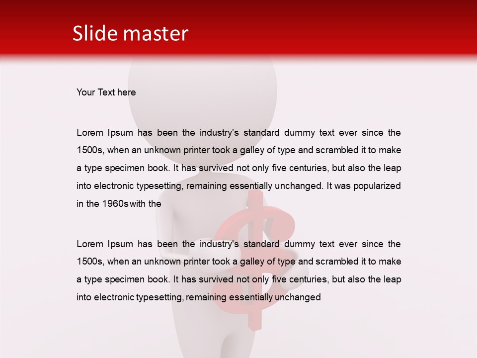 Design Abstract Sign PowerPoint Template