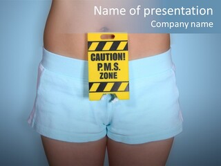 Cycle Girl Hilarious PowerPoint Template