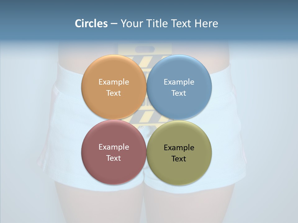 Cycle Girl Hilarious PowerPoint Template