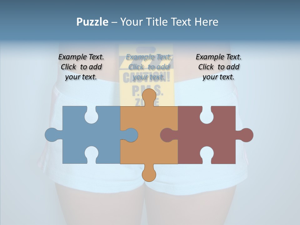 Cycle Girl Hilarious PowerPoint Template