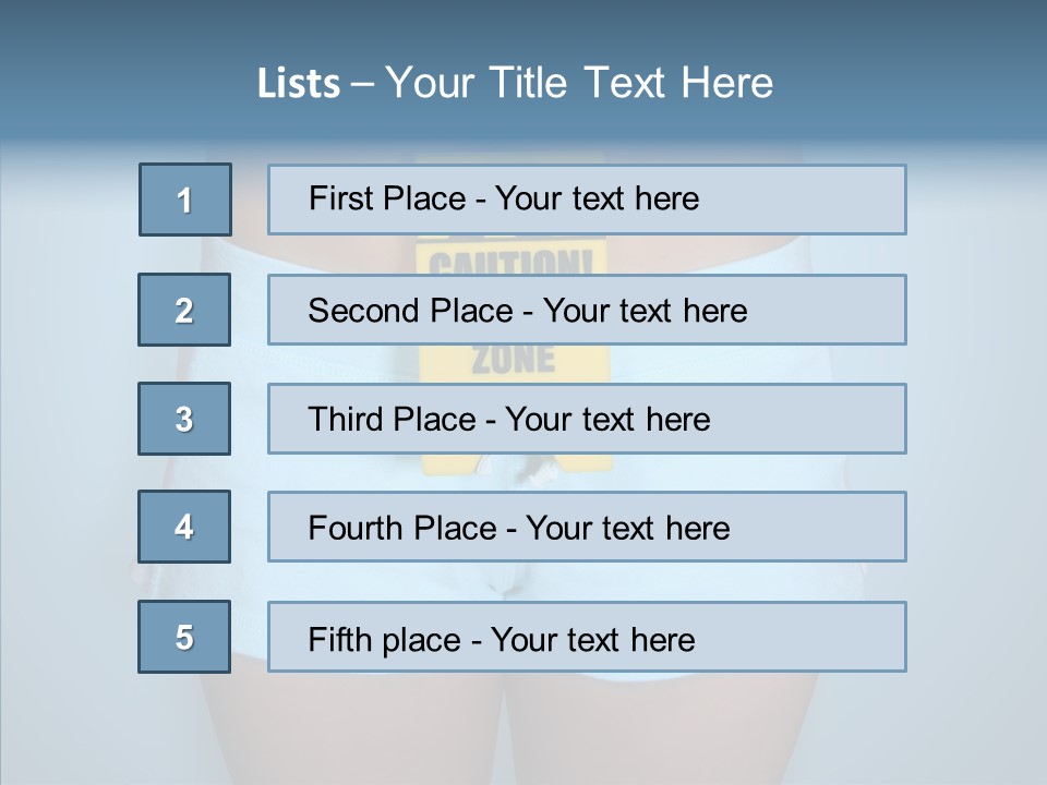 Cycle Girl Hilarious PowerPoint Template