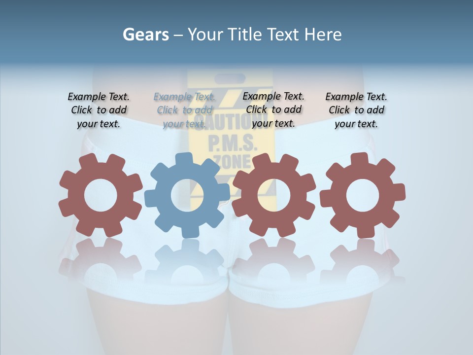 Cycle Girl Hilarious PowerPoint Template