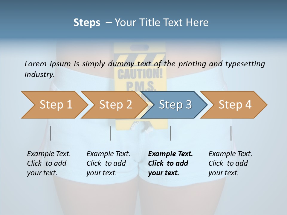 Cycle Girl Hilarious PowerPoint Template