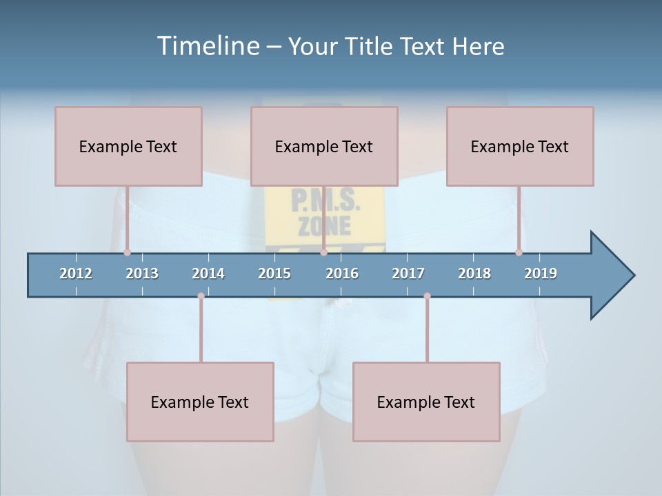 Cycle Girl Hilarious PowerPoint Template