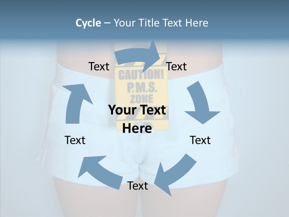 Cycle Girl Hilarious PowerPoint Template