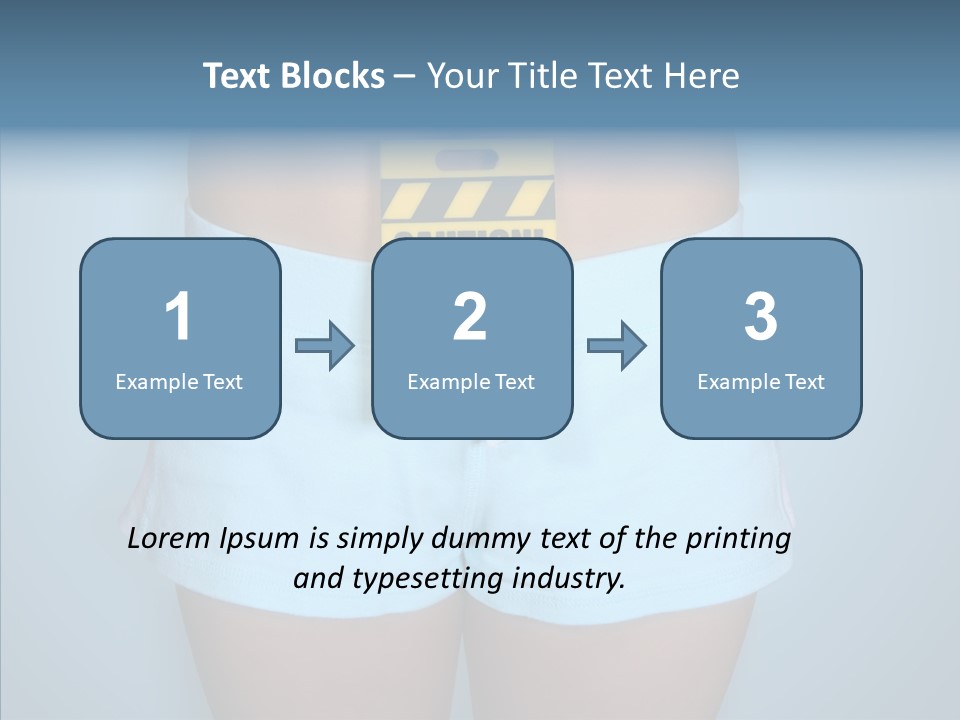 Cycle Girl Hilarious PowerPoint Template