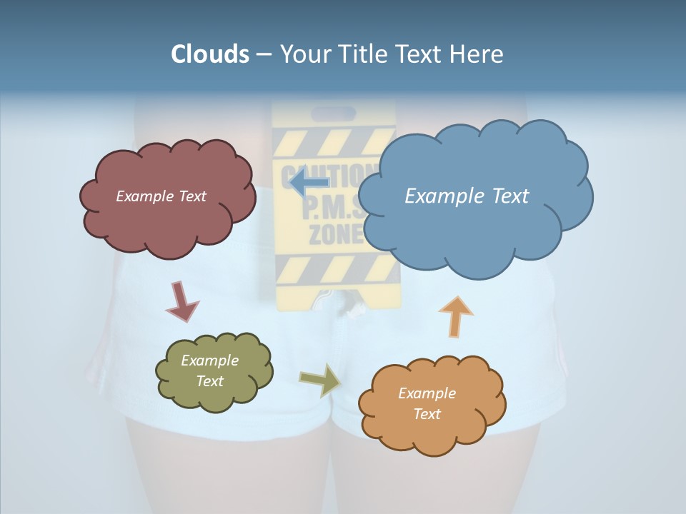 Cycle Girl Hilarious PowerPoint Template