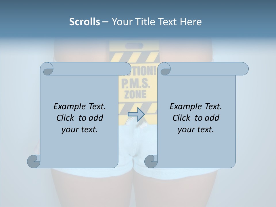 Cycle Girl Hilarious PowerPoint Template