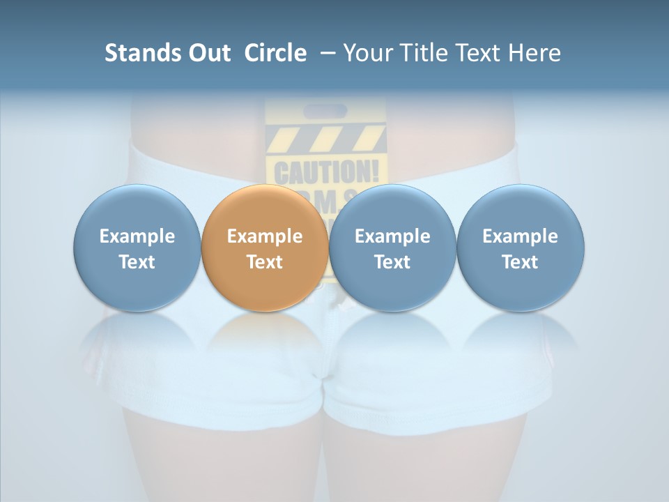 Cycle Girl Hilarious PowerPoint Template