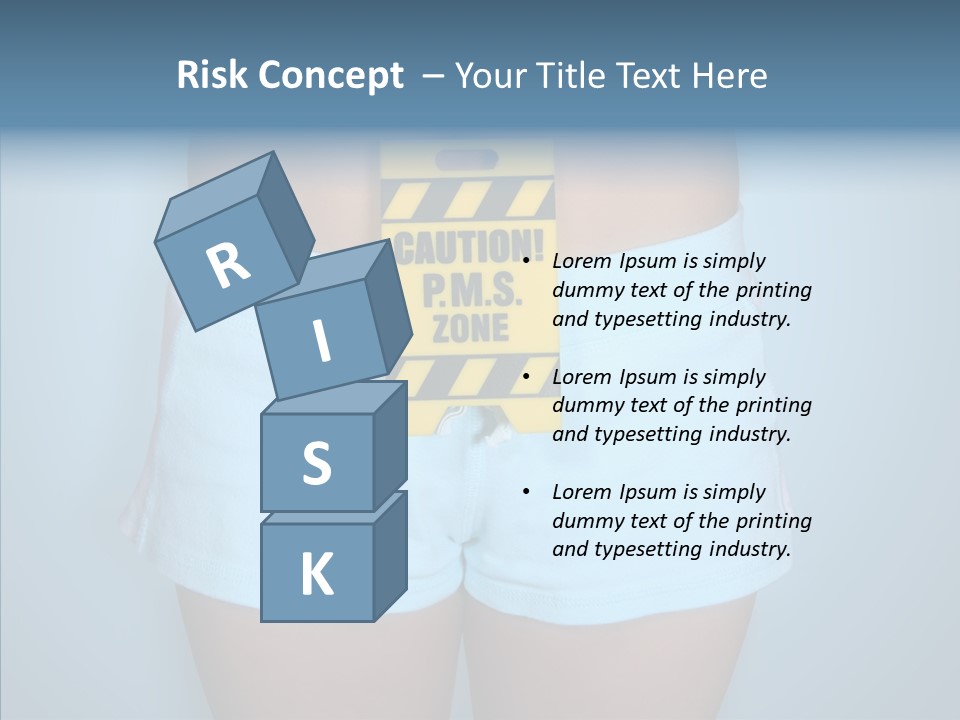 Cycle Girl Hilarious PowerPoint Template