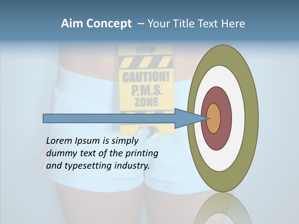 Cycle Girl Hilarious PowerPoint Template