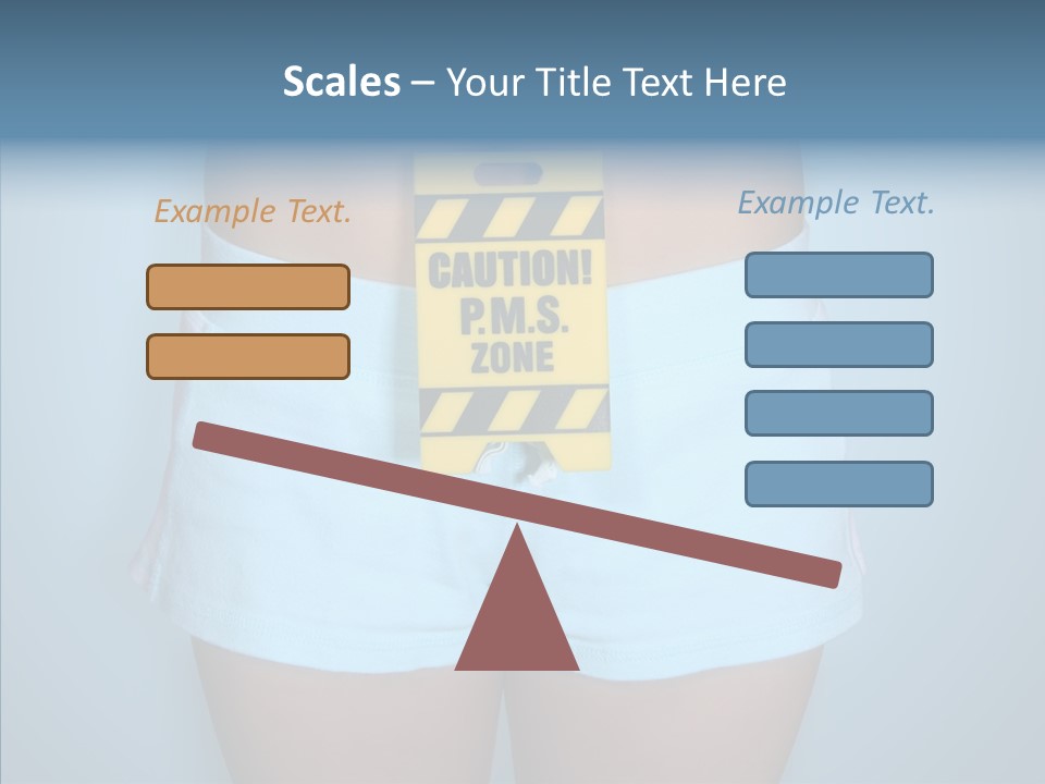 Cycle Girl Hilarious PowerPoint Template