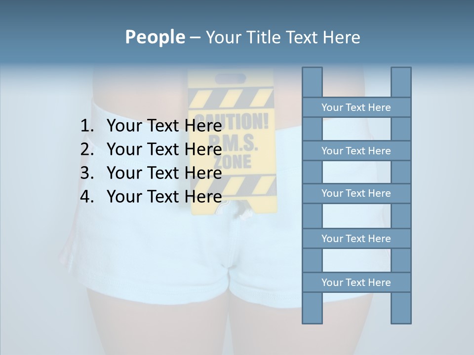 Cycle Girl Hilarious PowerPoint Template