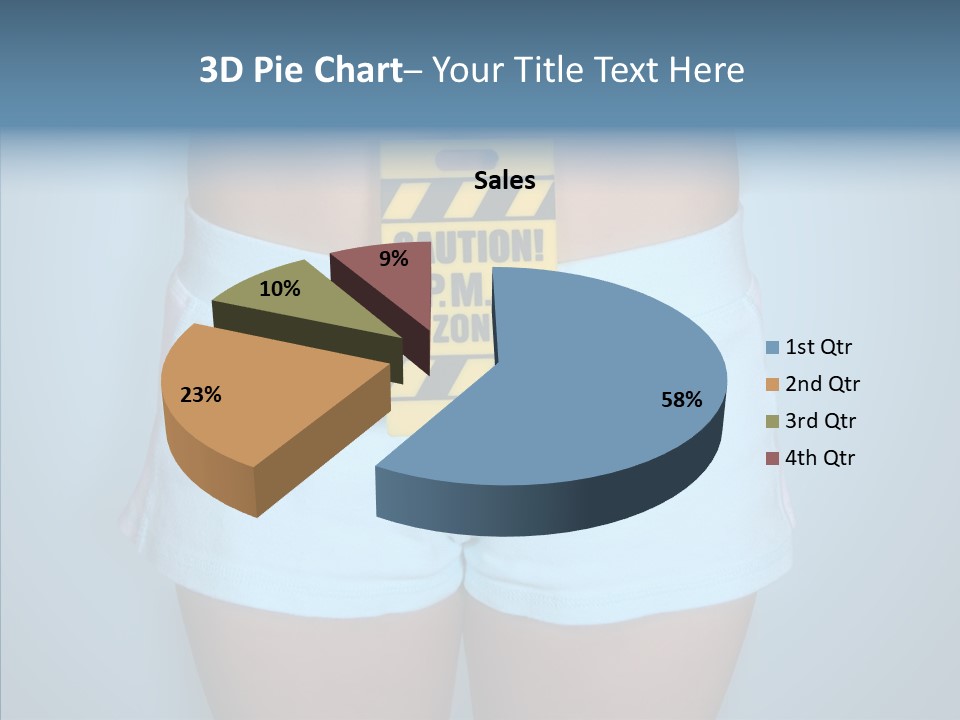 Cycle Girl Hilarious PowerPoint Template