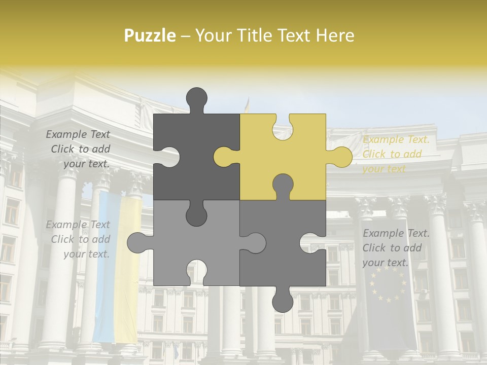 Architecture Travel Foreign PowerPoint Template