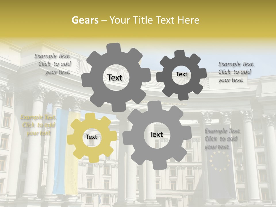 Architecture Travel Foreign PowerPoint Template