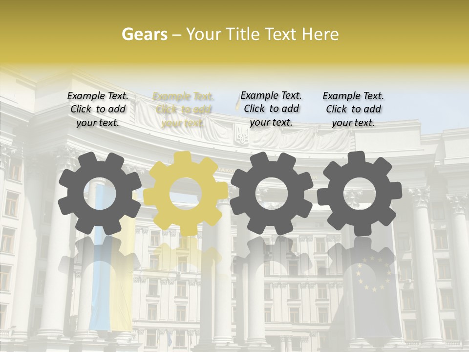 Architecture Travel Foreign PowerPoint Template