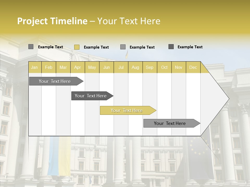 Architecture Travel Foreign PowerPoint Template