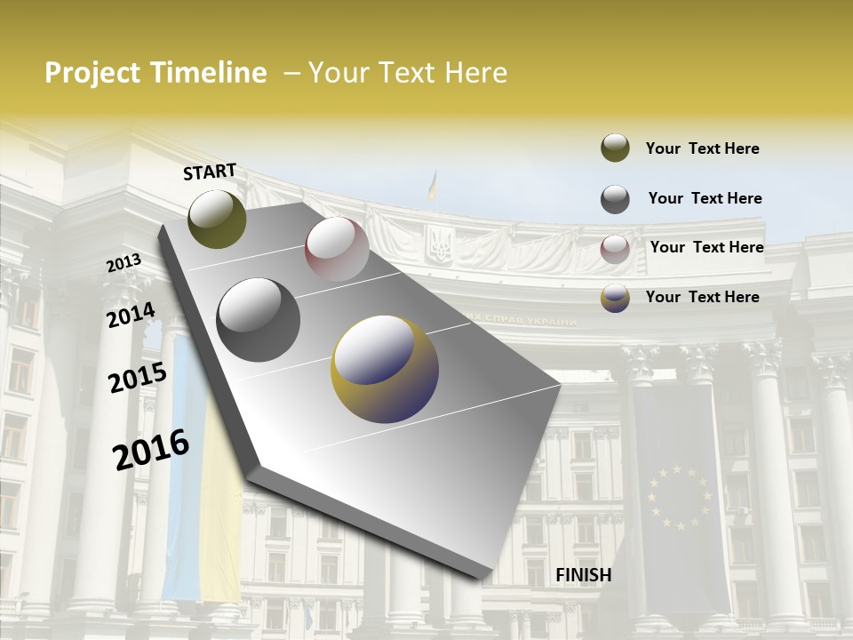 Architecture Travel Foreign PowerPoint Template