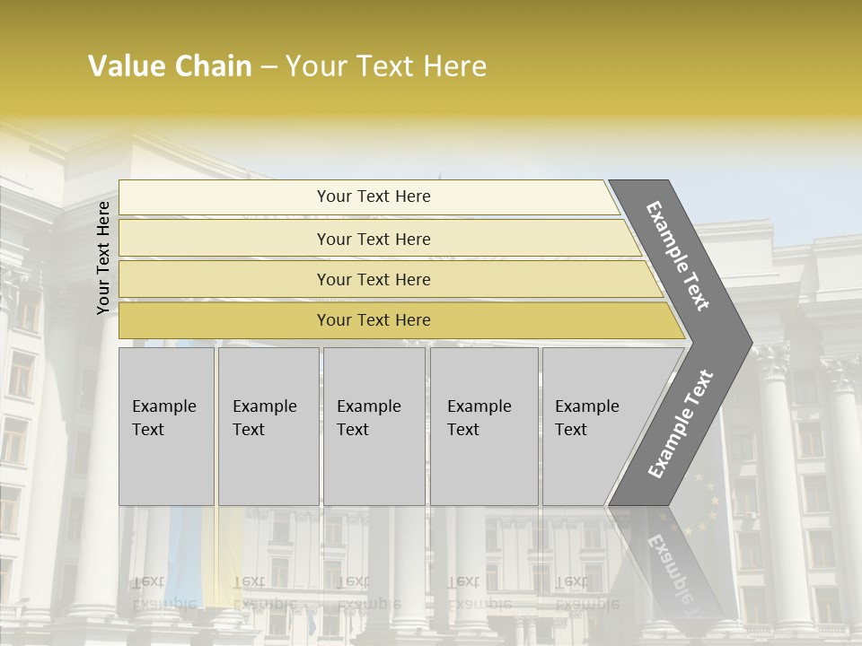 Architecture Travel Foreign PowerPoint Template