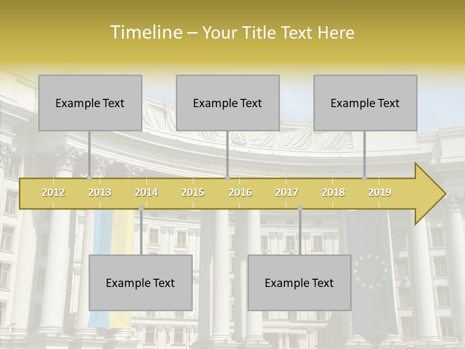 Architecture Travel Foreign PowerPoint Template