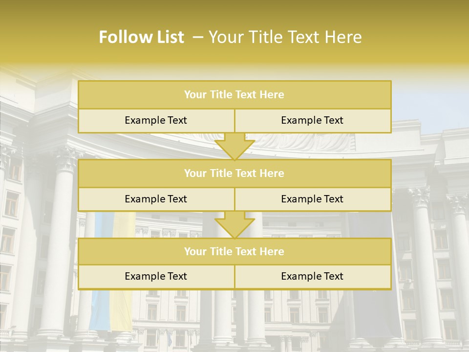 Architecture Travel Foreign PowerPoint Template