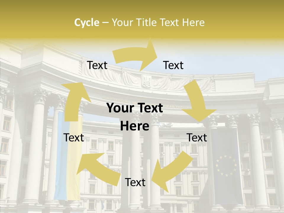 Architecture Travel Foreign PowerPoint Template