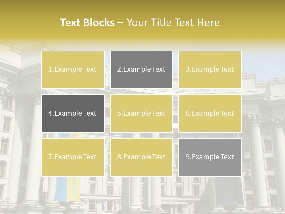 Architecture Travel Foreign PowerPoint Template