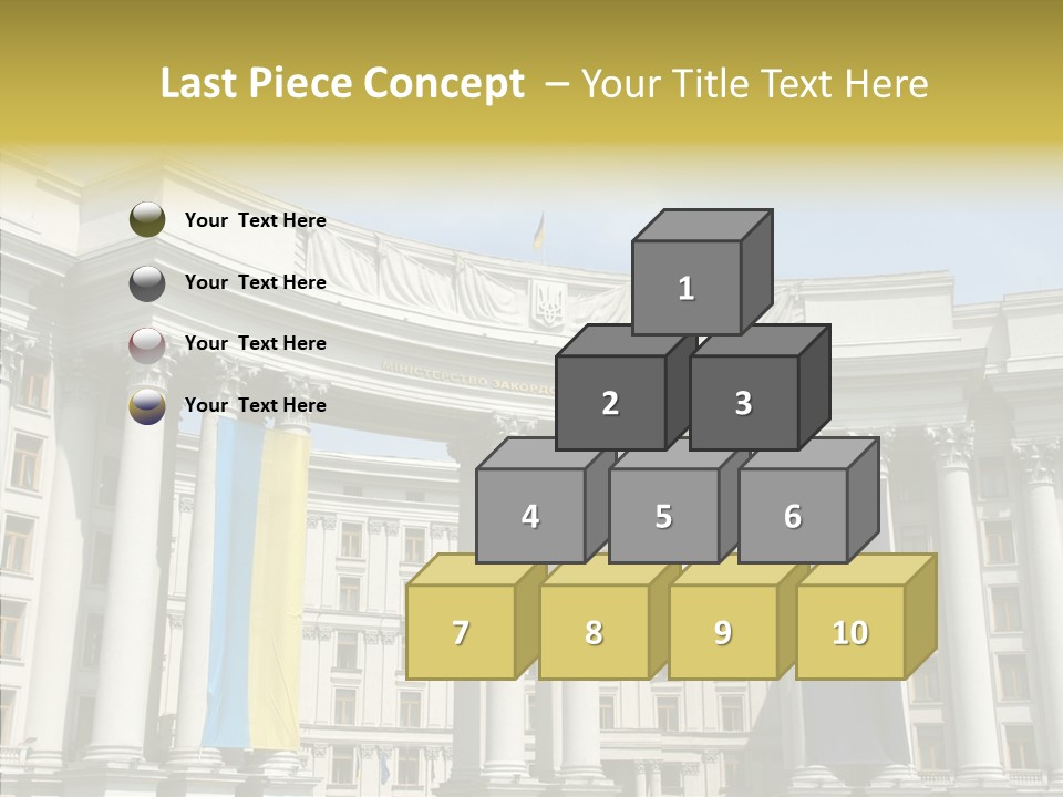 Architecture Travel Foreign PowerPoint Template