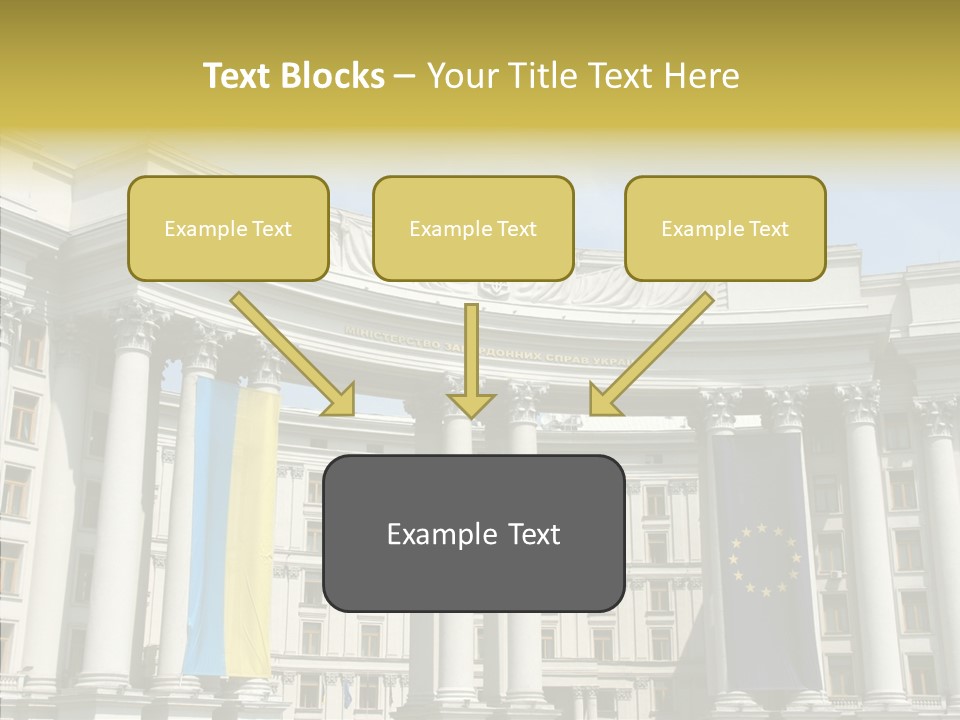 Architecture Travel Foreign PowerPoint Template