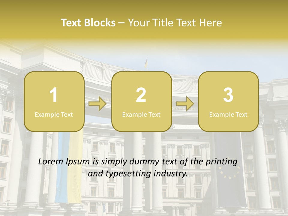 Architecture Travel Foreign PowerPoint Template