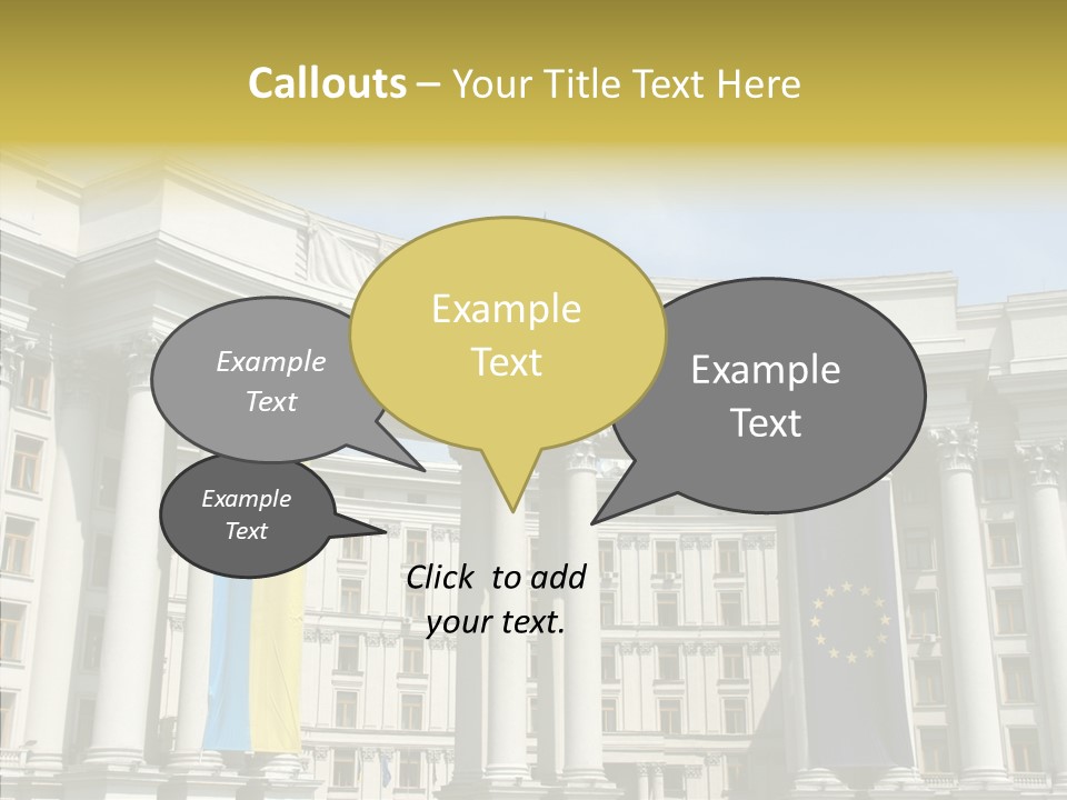 Architecture Travel Foreign PowerPoint Template