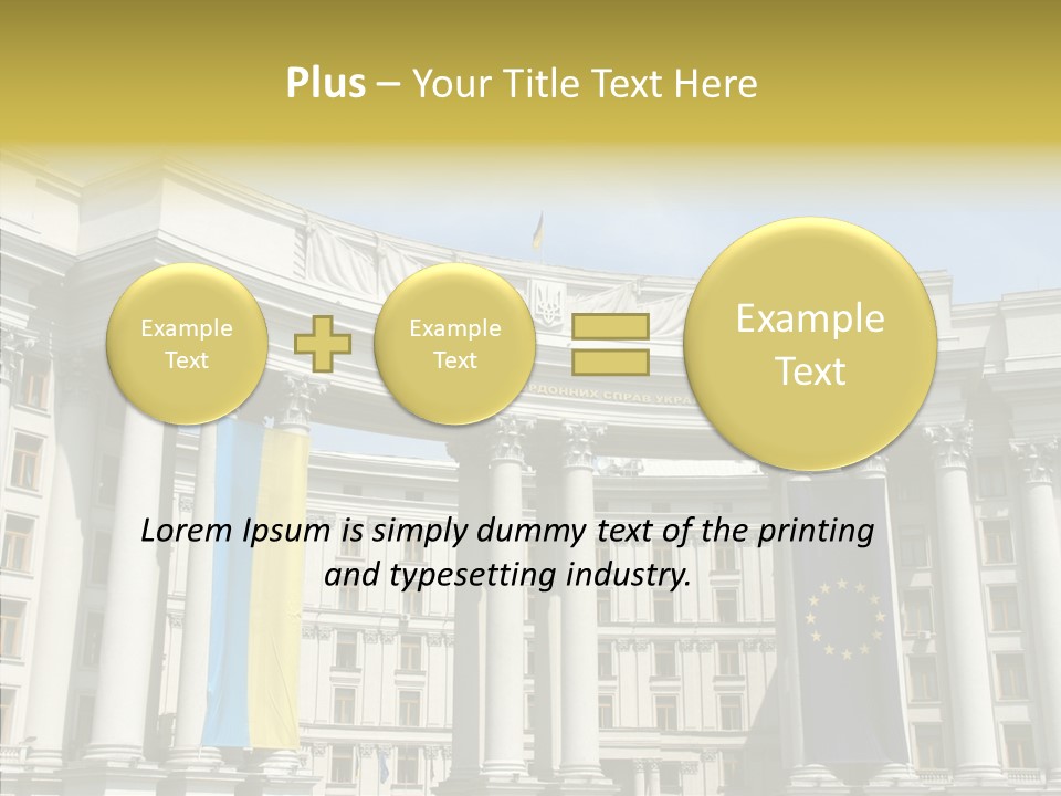 Architecture Travel Foreign PowerPoint Template