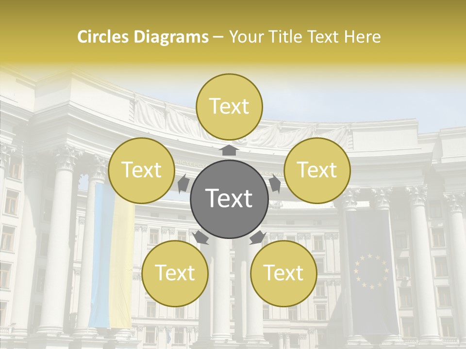 Architecture Travel Foreign PowerPoint Template