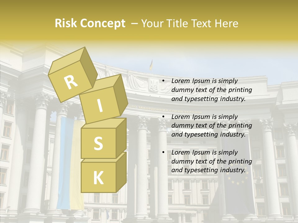 Architecture Travel Foreign PowerPoint Template