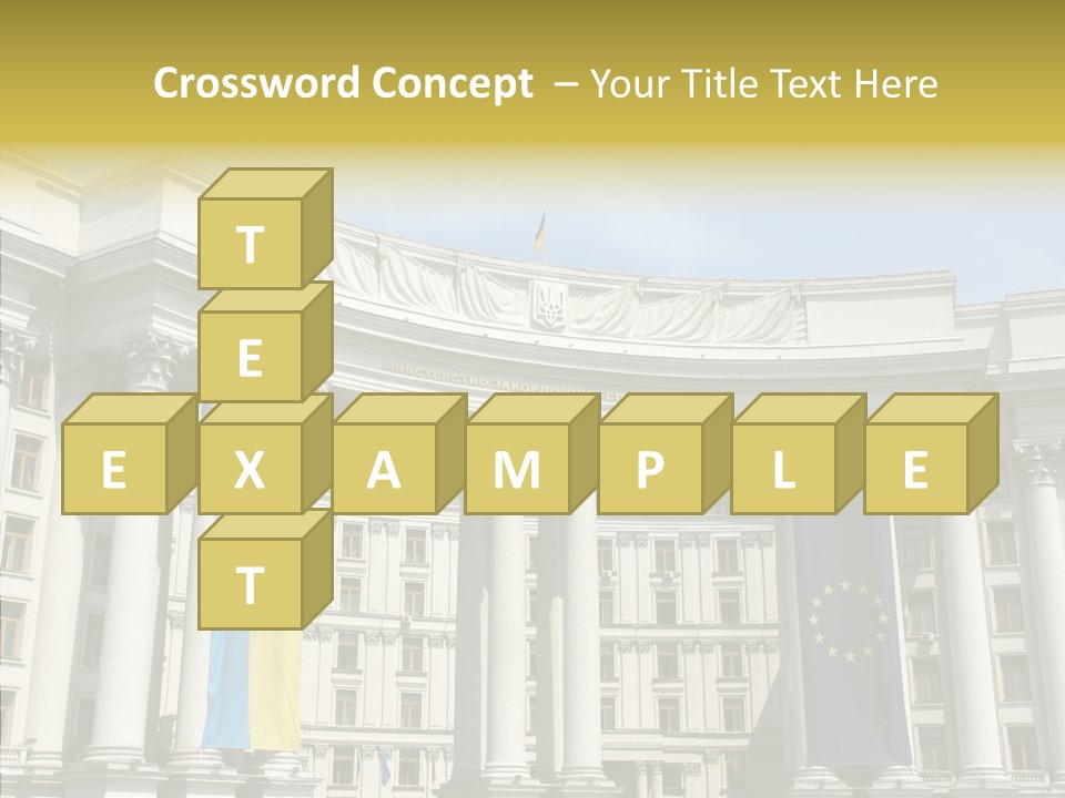 Architecture Travel Foreign PowerPoint Template