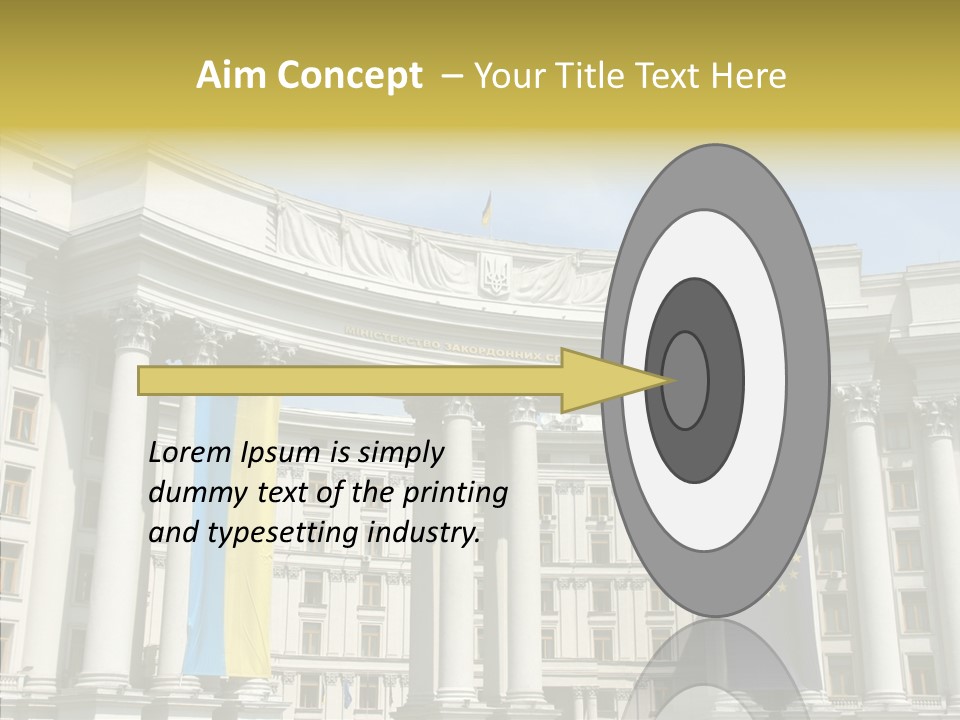 Architecture Travel Foreign PowerPoint Template