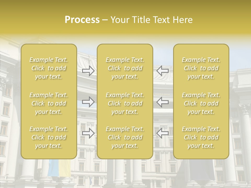 Architecture Travel Foreign PowerPoint Template