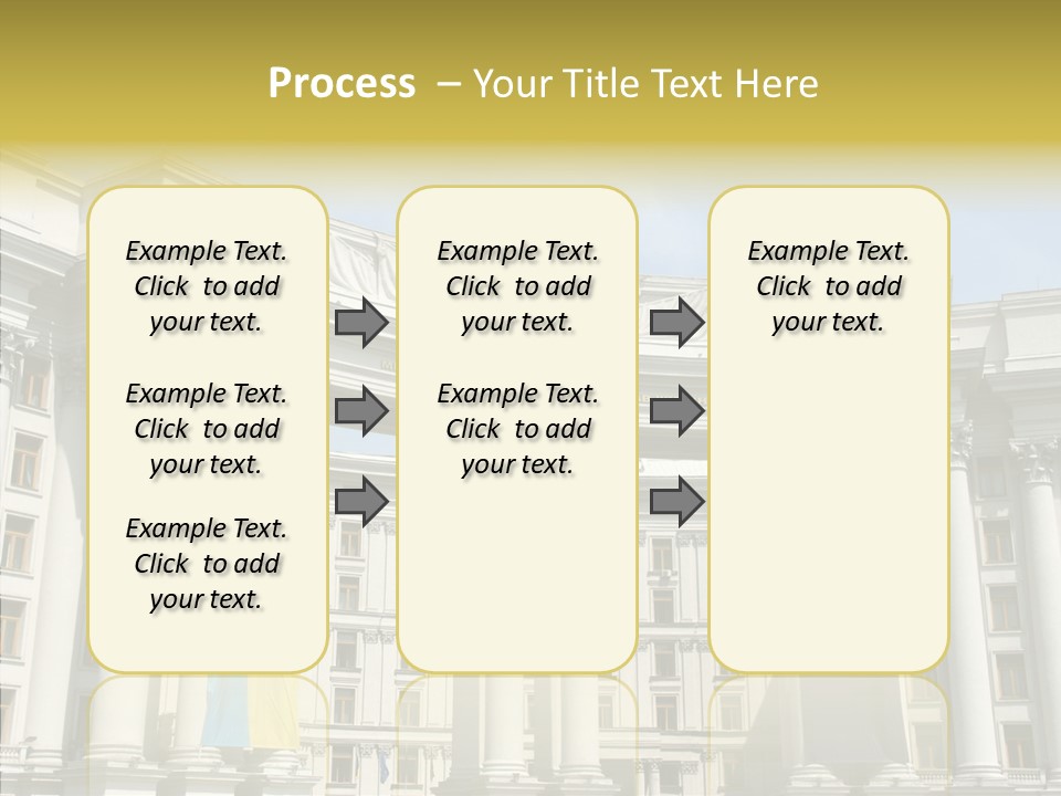 Architecture Travel Foreign PowerPoint Template