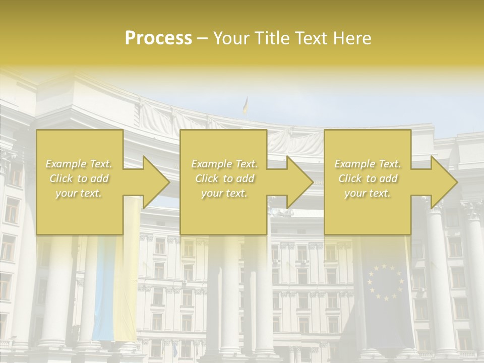 Architecture Travel Foreign PowerPoint Template