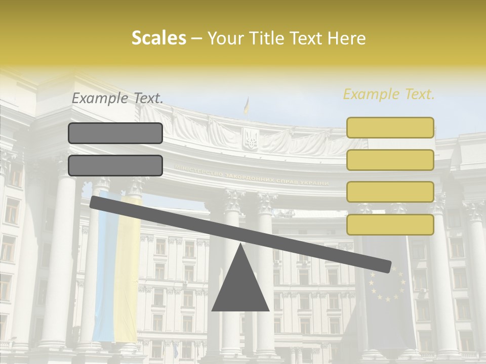 Architecture Travel Foreign PowerPoint Template