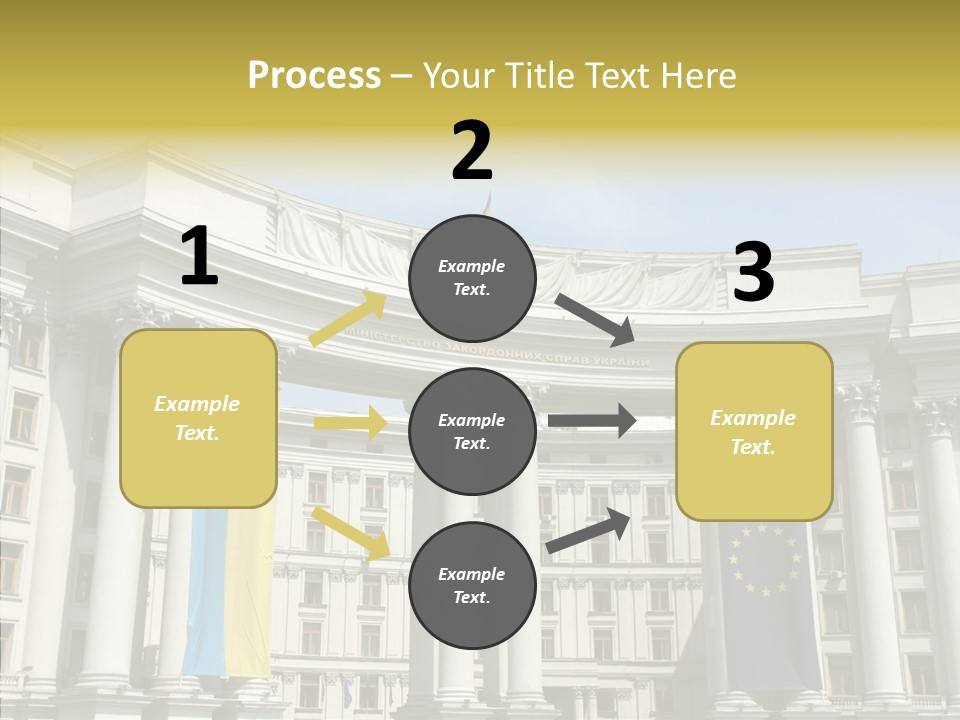 Architecture Travel Foreign PowerPoint Template