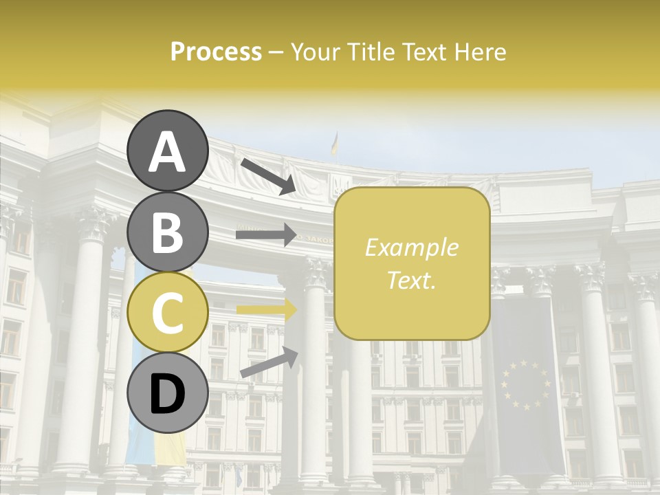 Architecture Travel Foreign PowerPoint Template