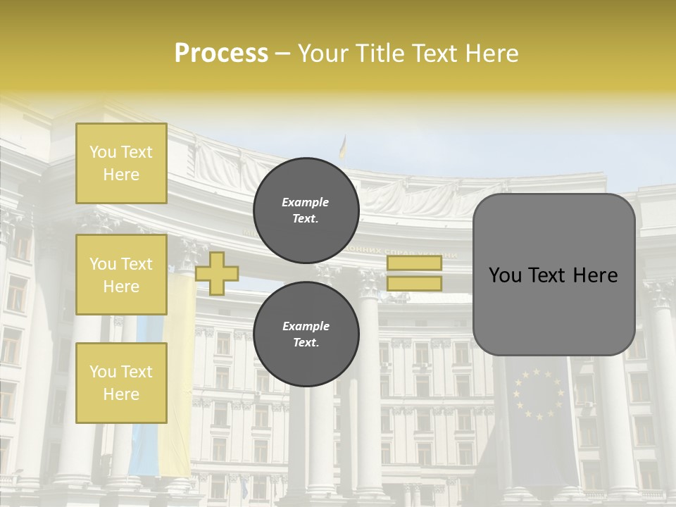Architecture Travel Foreign PowerPoint Template