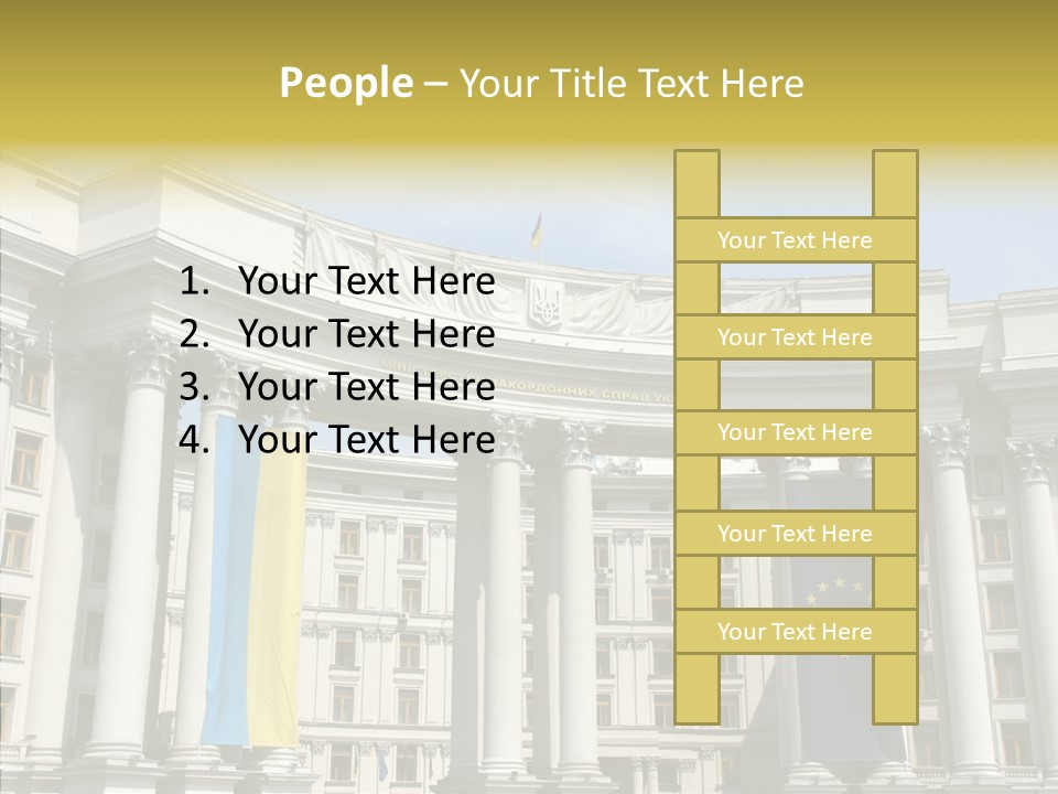 Architecture Travel Foreign PowerPoint Template